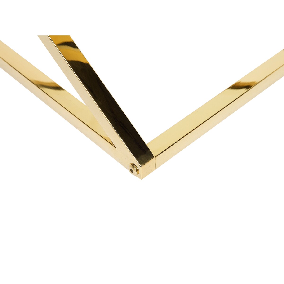 Stolik kawowy szklany złoty BEVERLY