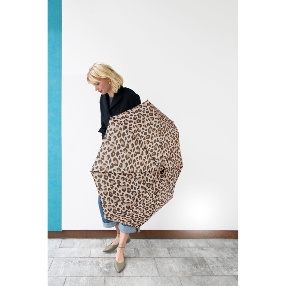 Parasol UMBRELLA POCKET DUOMATIC, leo macchiato