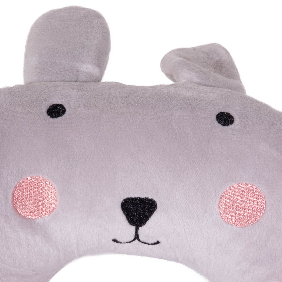 Poduszka podróżna dla dzieci, rogal miś, 30 x 30 x 9 cm