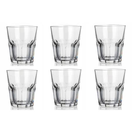 LUMINARC SZKLANKI new america 6x 300 ml NA NAPOJE drinki kompot nowoczesne