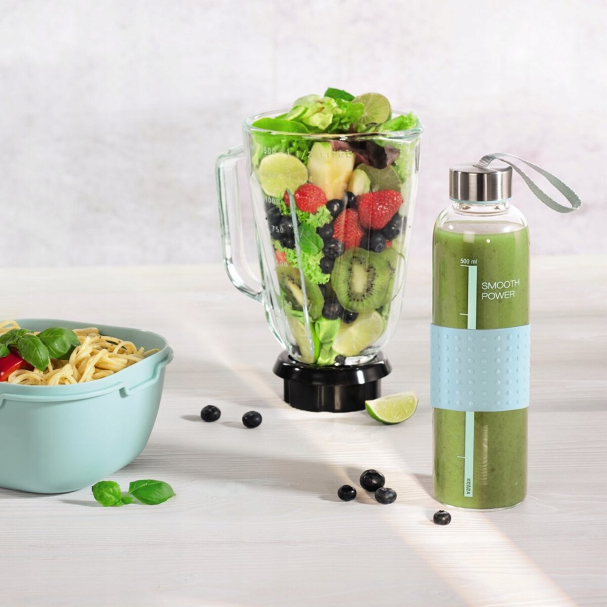 XAVAX Szklana butelka na wodę smoothie 0,5L