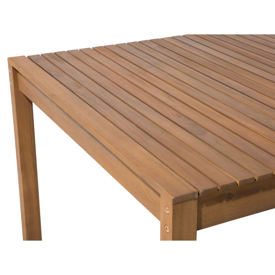 Stół ogrodowy akacjowy 180 x 90 cm jasne drewno SASSARI