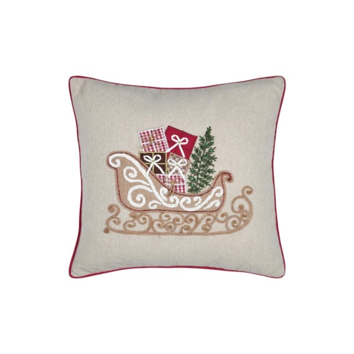 Świąteczna poduszka z nadrukiem, 45 × 45 cm