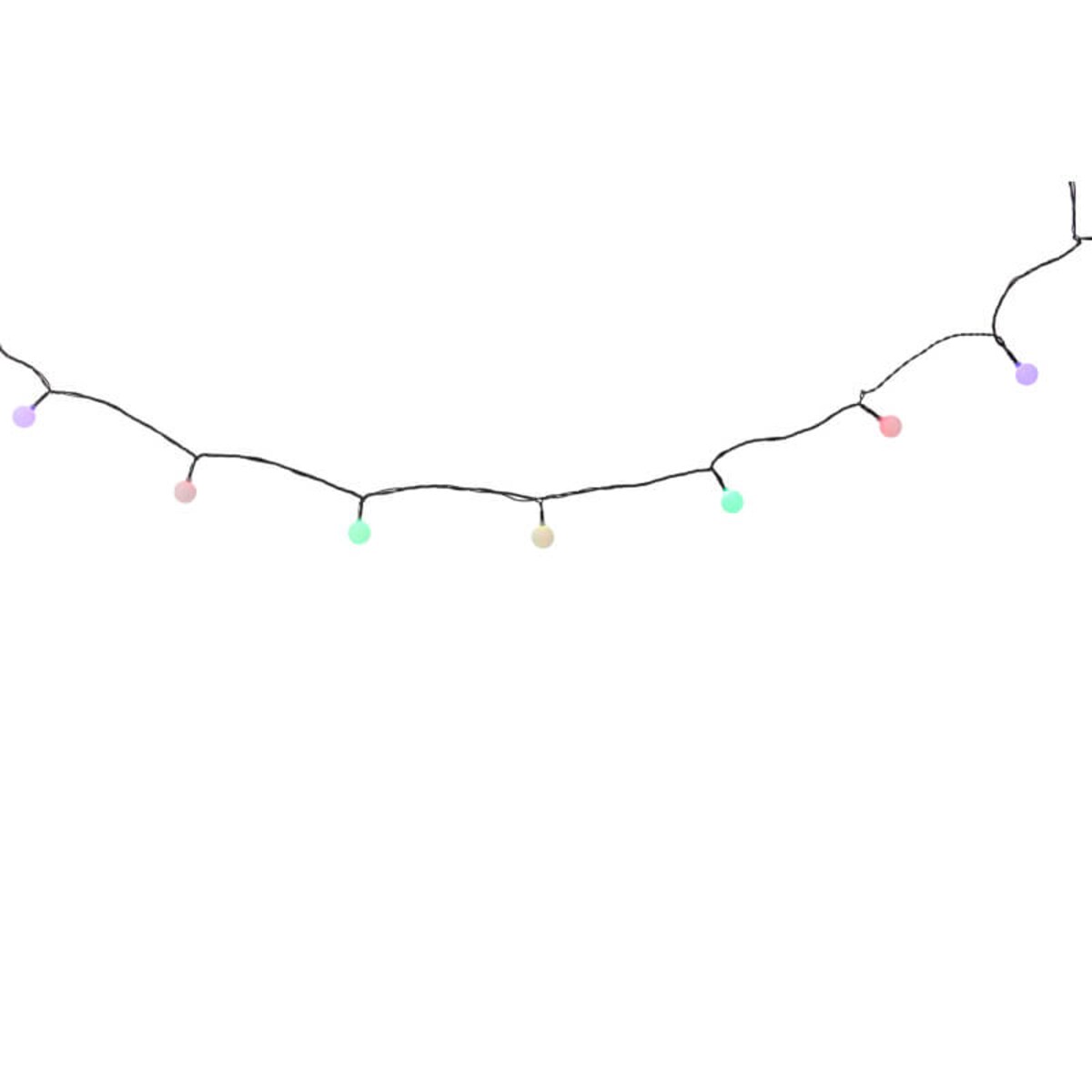 Kolorowa girlanda zewnętrzna 4,8m 25 LED 0,07W multikolor