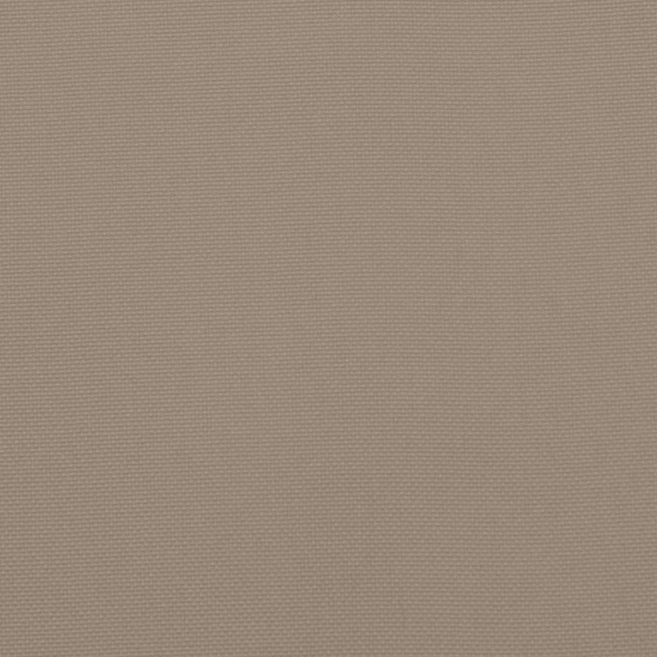 vidaXL Poduszki na krzesła z wysokim oparciem, 4 szt., taupe, Oxford