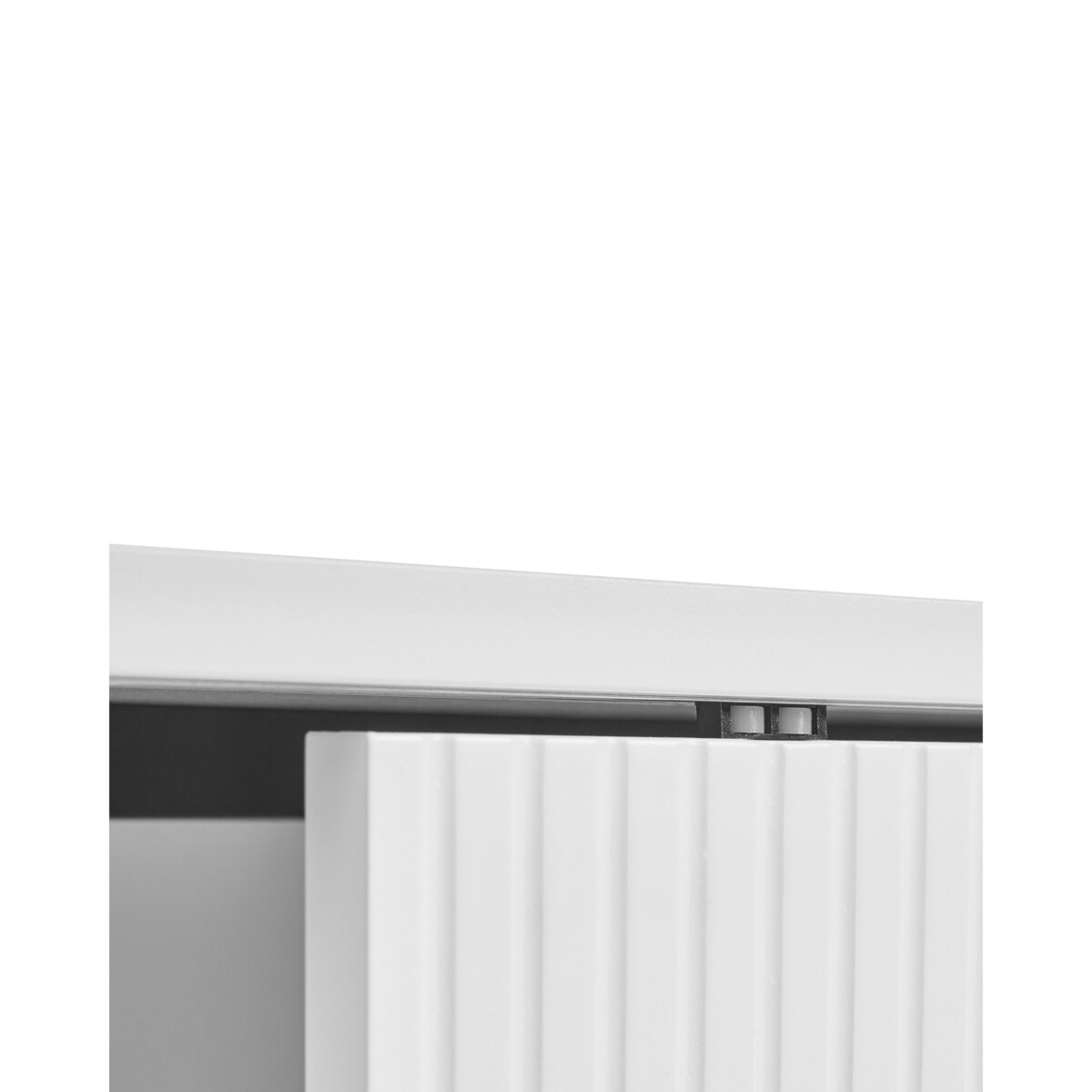 Szafka ze szklanymi drzwiami LEDUC Biały