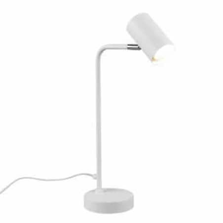 Biurkowa LAMPKA stojąca MARLEY 512400131 Trio metalowa LAMPA stołowa regulowana biała
