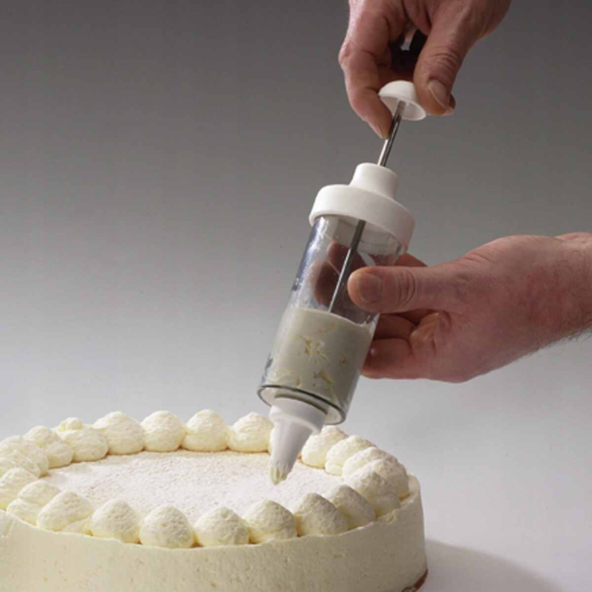 Szpryca do Kremu Dekorator Strzykawka 5 Końcówek Aplikator do Dekorowania