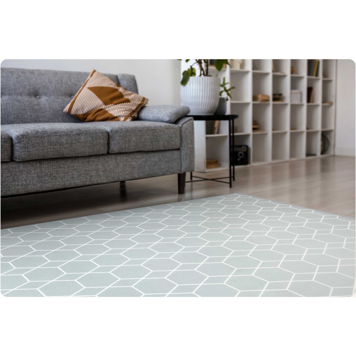 Mata piankowa edukacyjna dwustronna zwijana duża 180x150cm Nukido