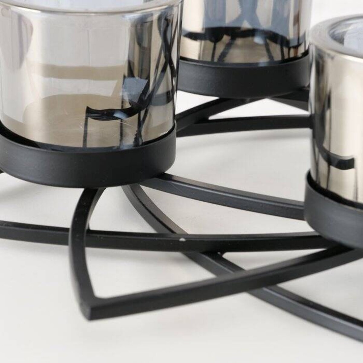 Świecznik - stroik metalowy 8x30,5 cm cm PIOLO