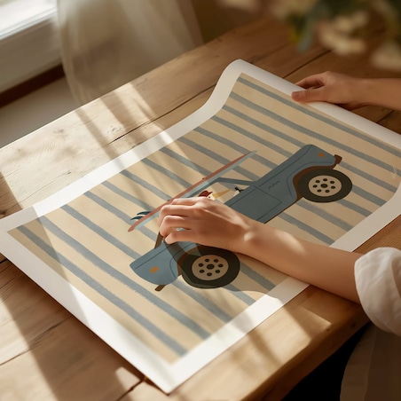 plakat pelikan surfer 70x100