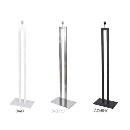 Lampa stojąca podłogowa z abażurem walec MONO