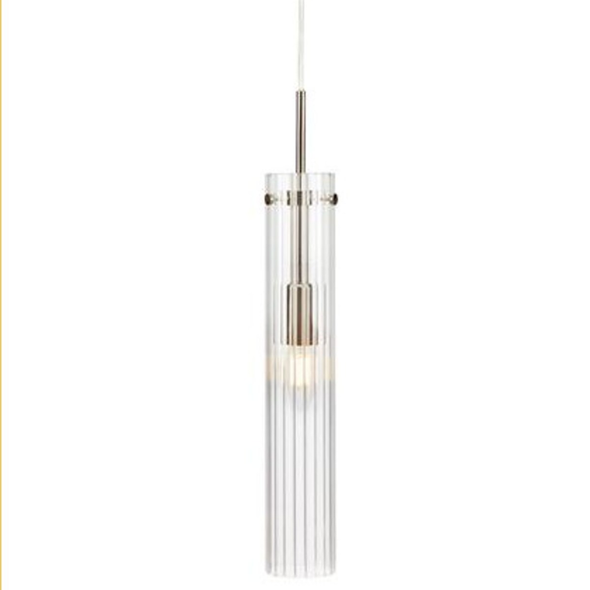 Loftowa LAMPA wisząca TUBO 108112 Markslojd szklana OPRAWA tuba zwis stal przezroczysty