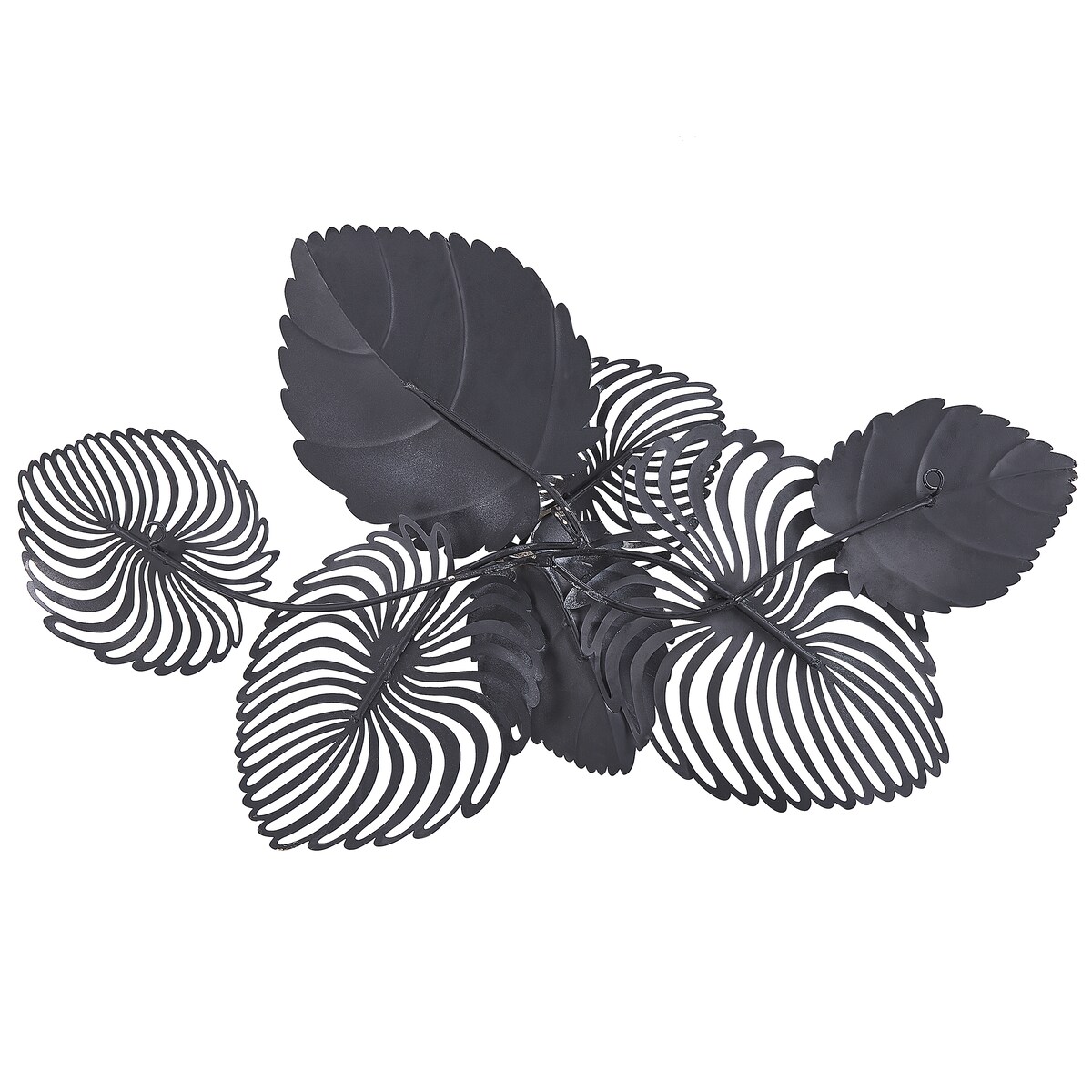 Dekoracja ścienna Liść MAGNESIUM 55 cm Metal Złoty