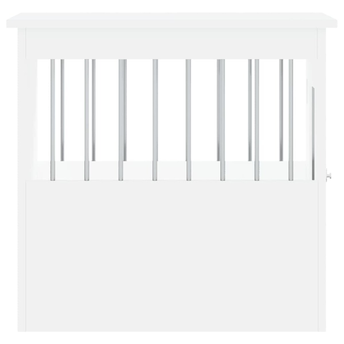 vidaXL Kojec dla psa, biały, 45x62x59 cm, materiał drewnopochodny