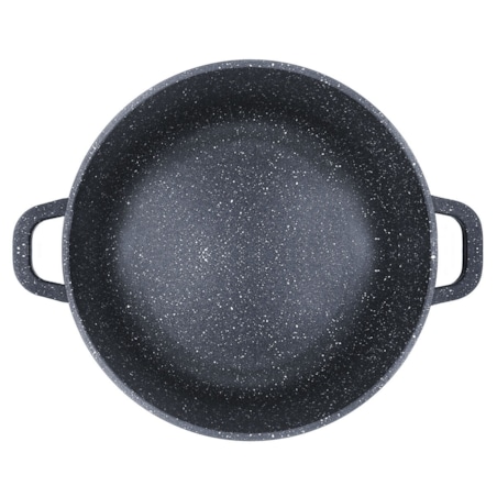 Garnek z powłoką marmurową 5.6L 26cm indukcja gaz KINGHOFF