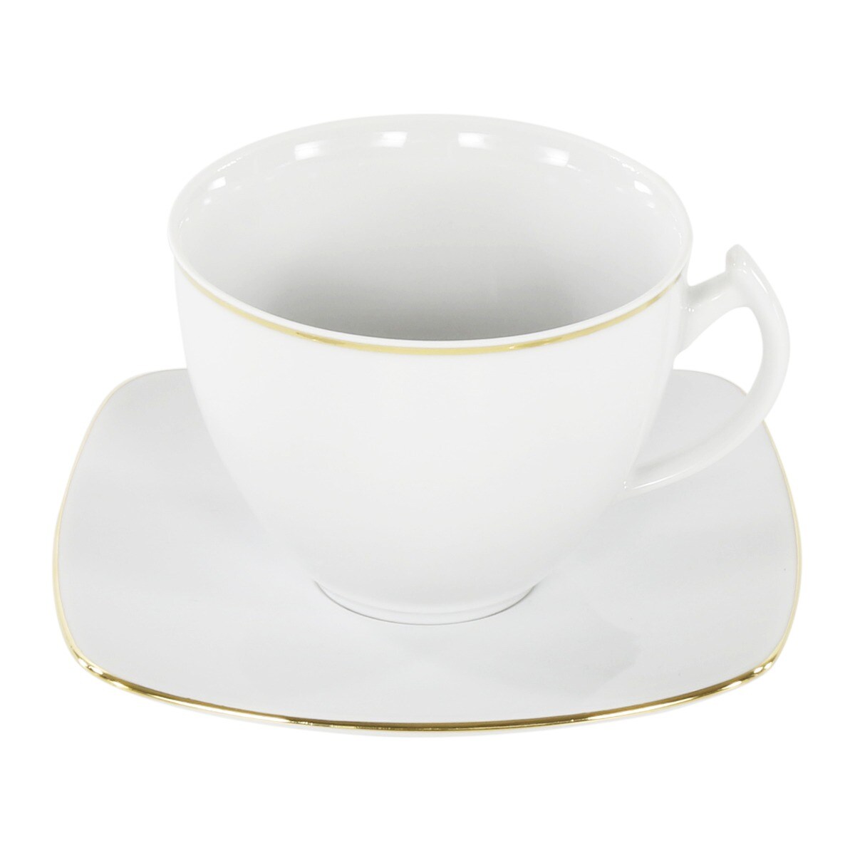 Zestaw talerzy dla 6 osób 18 el. Akcent Złota Linia 3603