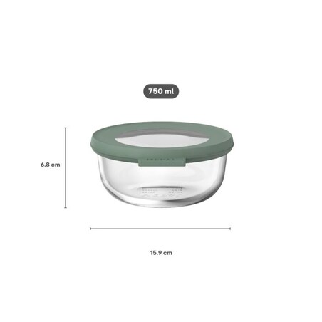 Miska Cirqula szklana 750 ml Nordic Sage 106241094700