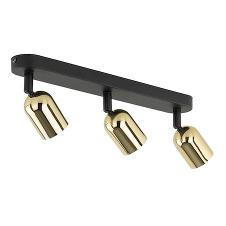 Reflektorki sufitowe potrójne Top 6032 TK Lighting tuby metalowe złote