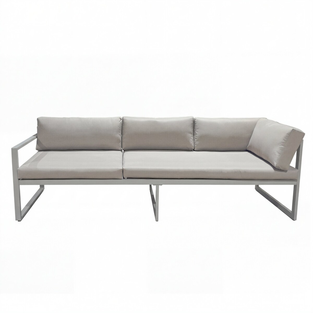 Zestaw MEBLI ogrodowych SOFA aluminiowa modułowa MODUŁOWY ogrodowe na TARAS
