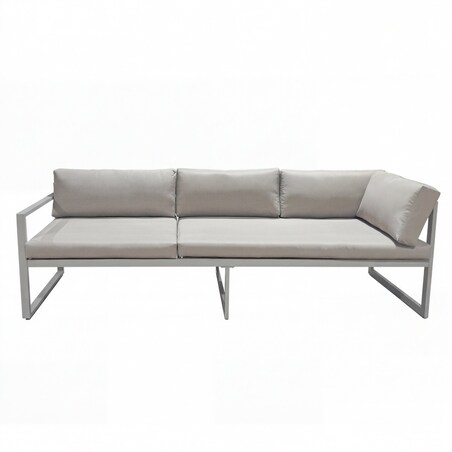 Zestaw MEBLI ogrodowych SOFA aluminiowa modułowa MODUŁOWY ogrodowe na TARAS
