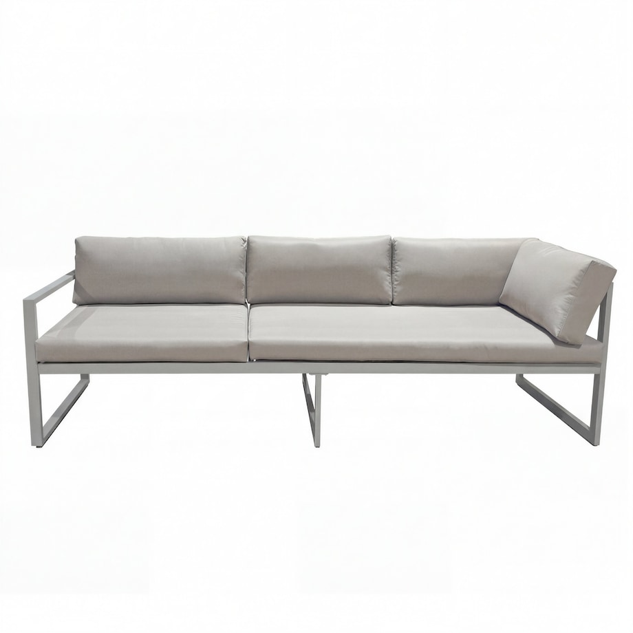Zestaw MEBLI ogrodowych SOFA aluminiowa modułowa MODUŁOWY ogrodowe na TARAS