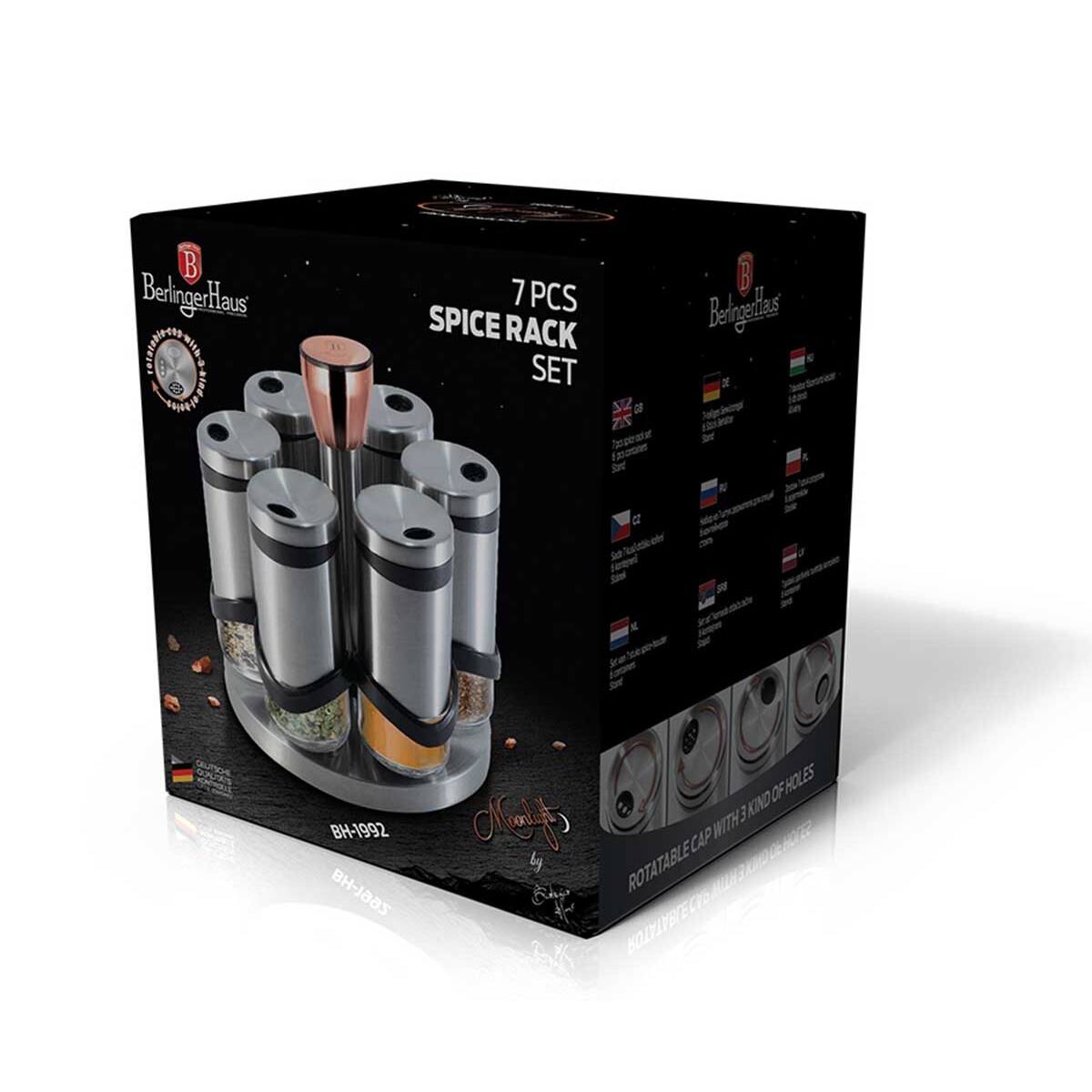 Przyprawnik 7-elementowy Berlinger Haus BH-1992