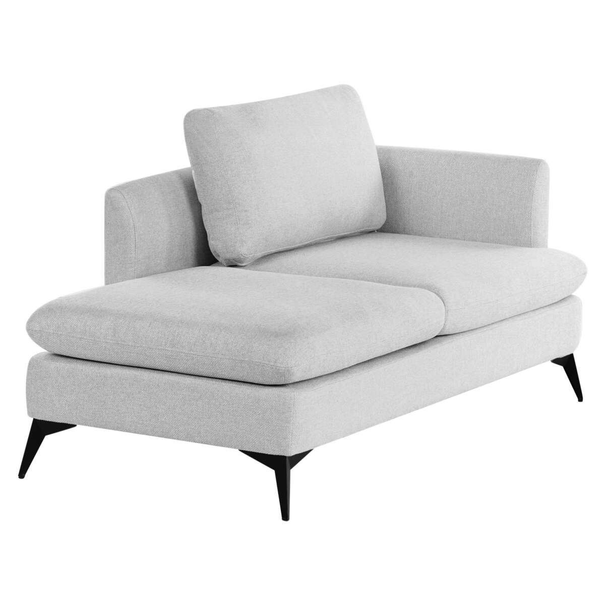 Szezlong prawostronny jasnoszary SIEVOZ