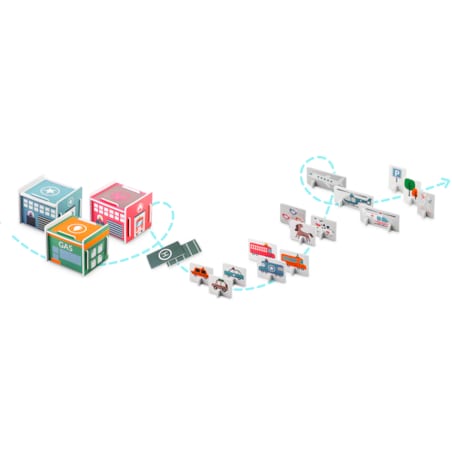 Mata piankowa edukacyjna dla dzieci puzzle 120x120cm Nukido