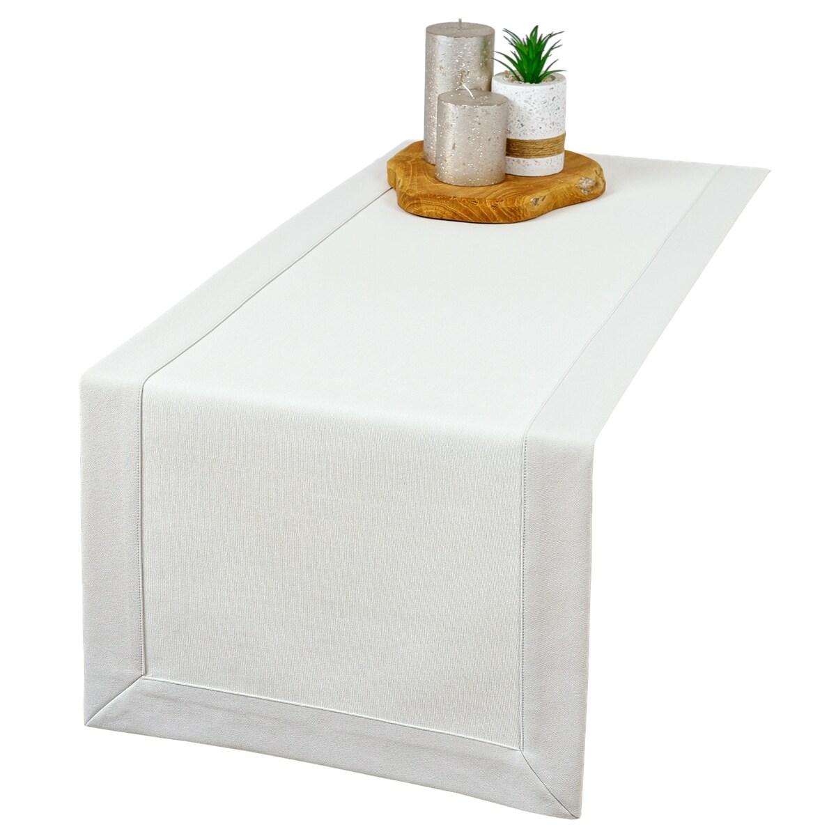 Bieżnik Maxima jasnoszary 1599 O5 - 40x140 cm - szary