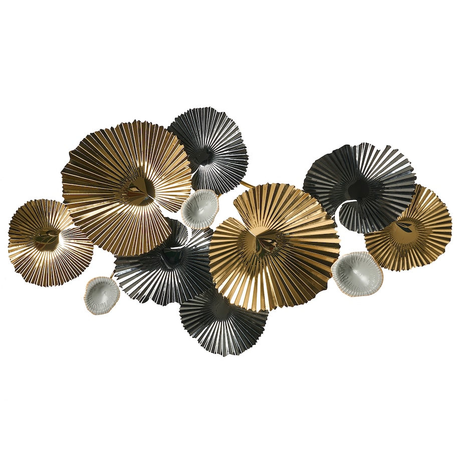 Dekoracja ścienna FRANCIUM Metal 50 cm Kolorowy