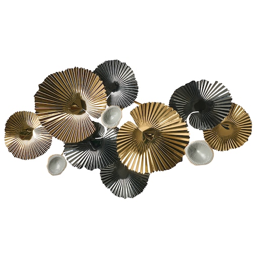 Dekoracja ścienna FRANCIUM Metal 50 cm Kolorowy