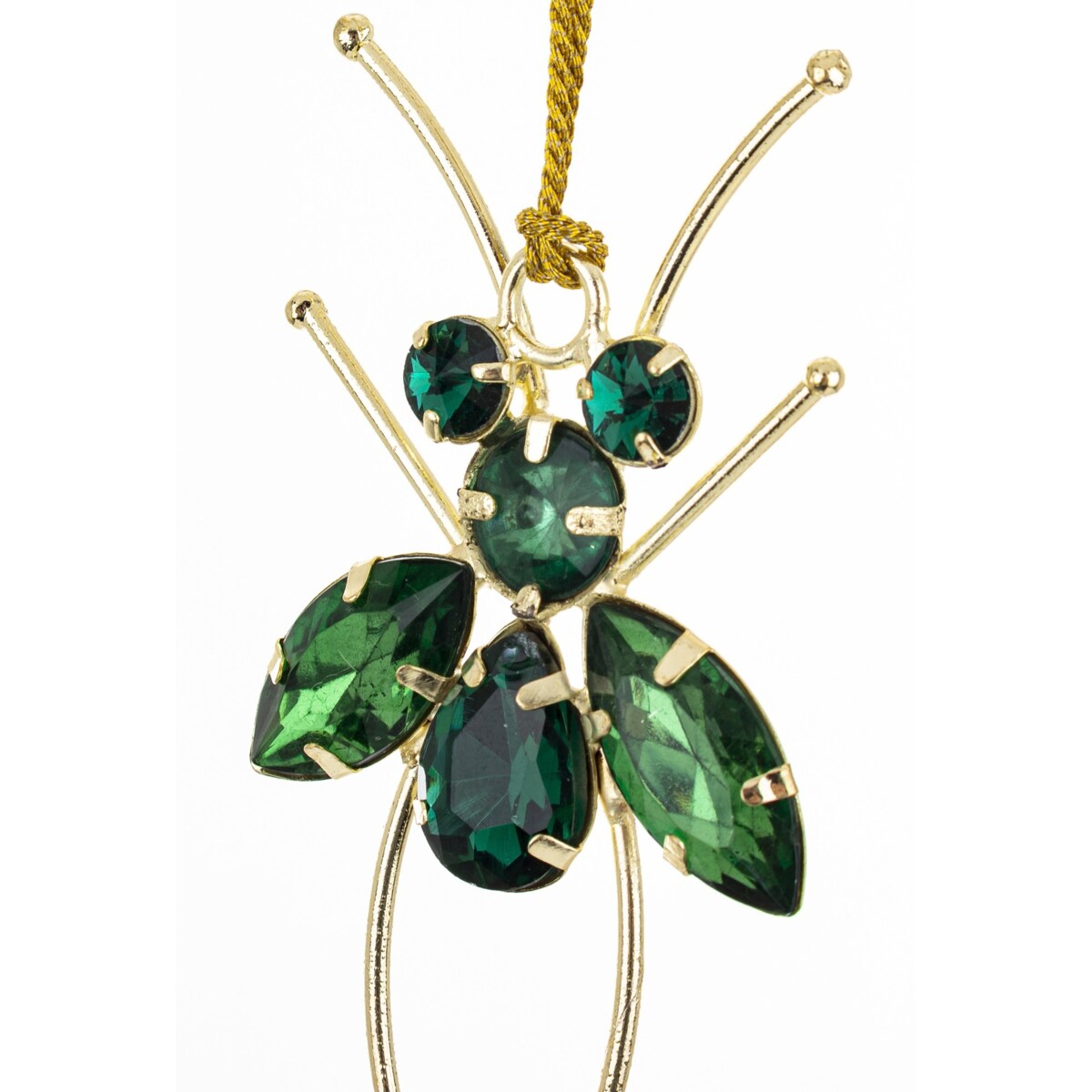 Ozdoba - zawieszka 2 szt. kolorowa 8x4,5x1 cm INSETTO