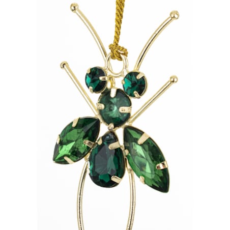 Ozdoba - zawieszka 2 szt. kolorowa 8x4,5x1 cm INSETTO