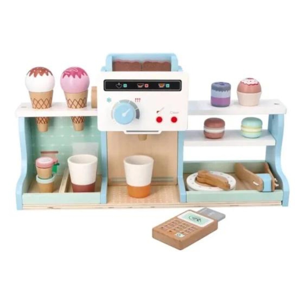 Drewniana lodziarnia dla dzieci ICEheaven - zabawkowy sklep z lodami Mibbi