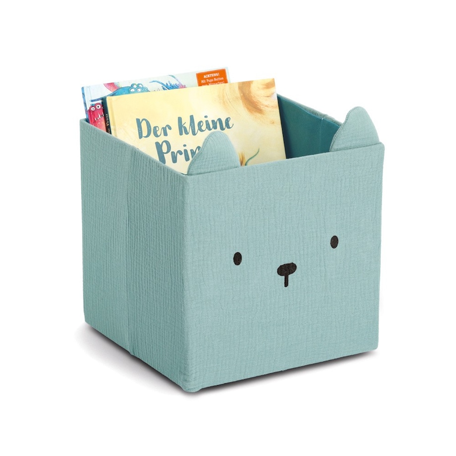 Pojemnik na zabawki 28x28x28 cm TAMAL miętowy