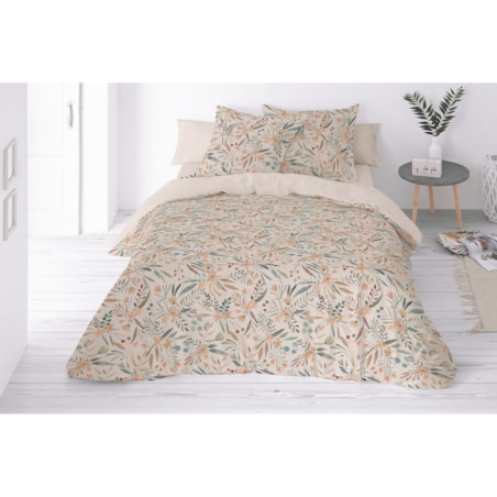 Pościel lniana LINEN druk(220x200+30-1,70x80+20-2)