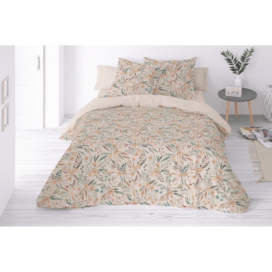 Pościel lniana LINEN druk(220x200+30-1,70x80+20-2)