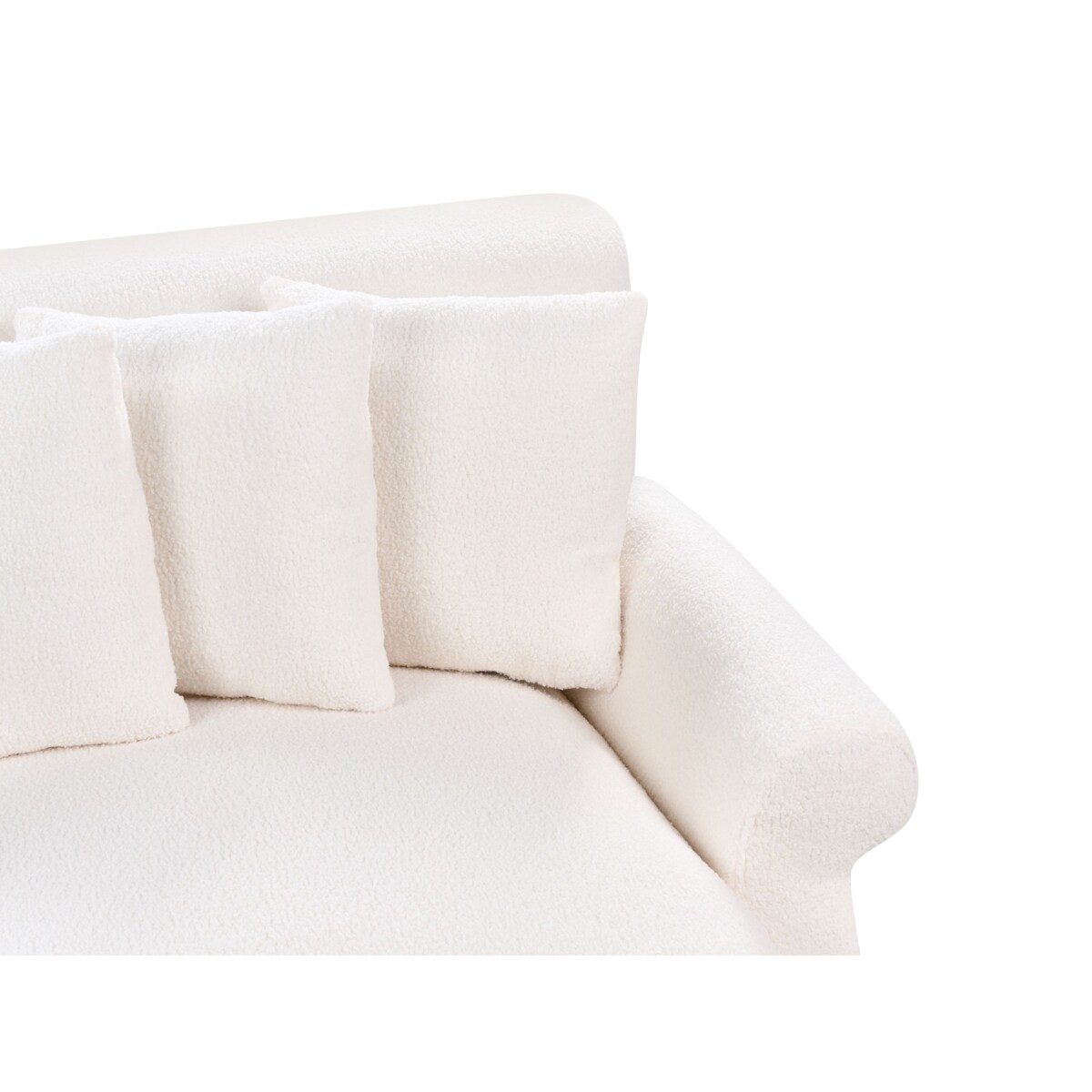 Sofa EIKE Boucle Złamana biel dla 2 osób