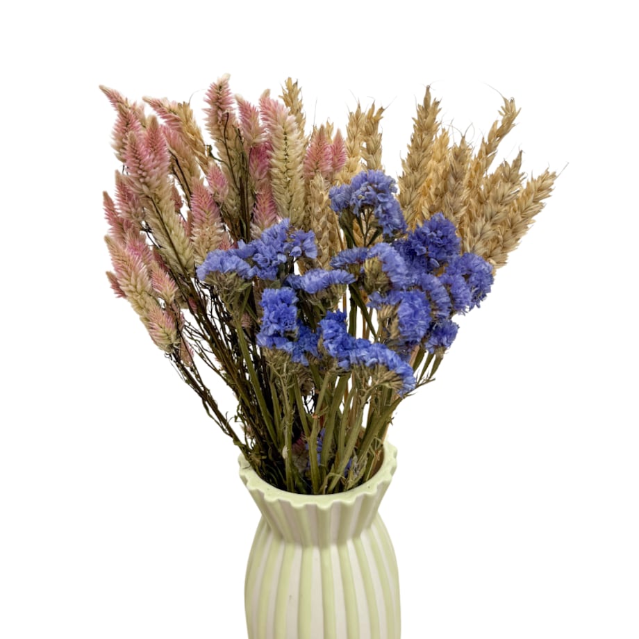 Zestaw suszonych kwiatów Mare roz. S - zatrwian, celozja, pszenica