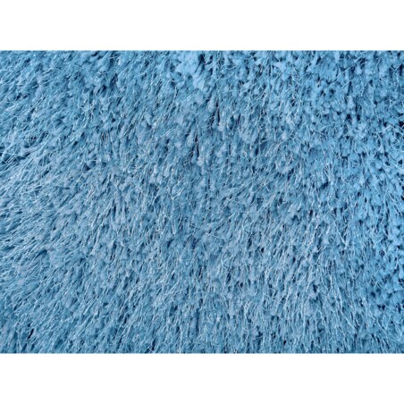 2 poduszki dekoracyjne włochacze 45 x 45 cm niebieskie CIDE