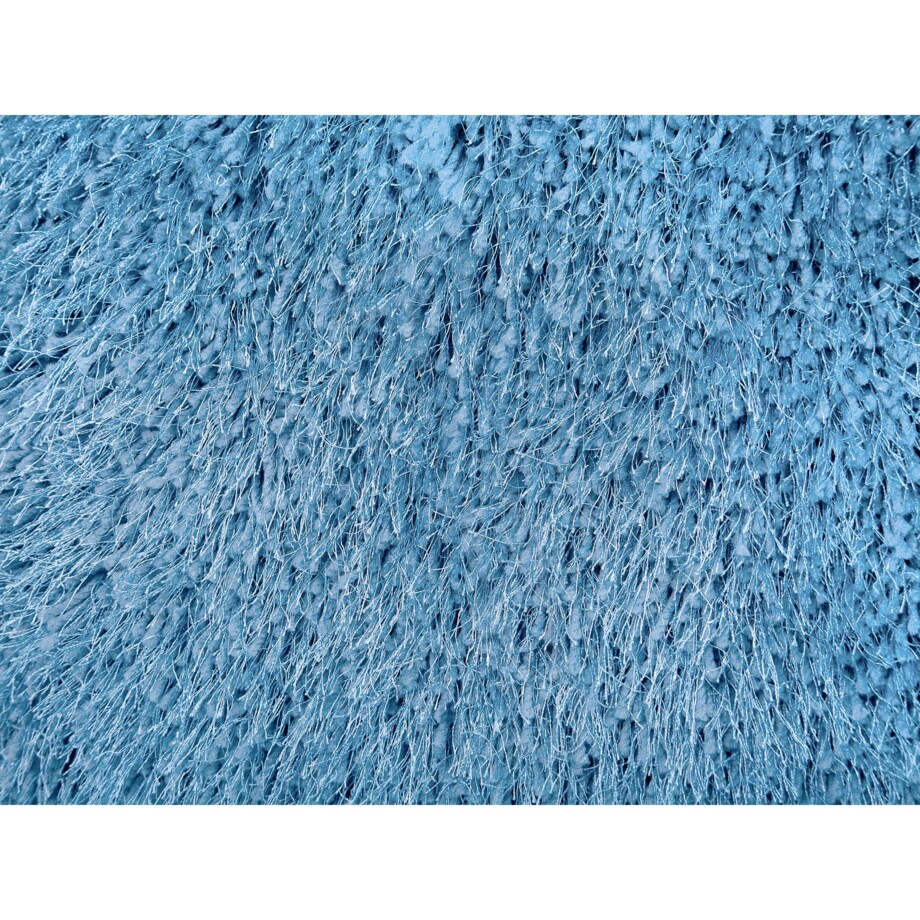 2 poduszki dekoracyjne włochacze 45 x 45 cm niebieskie CIDE