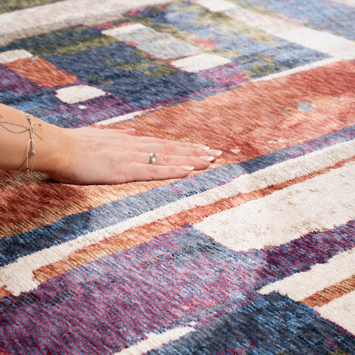 Dywan Arte 160x230 cm Abstrakcyjny Wielokolorowy