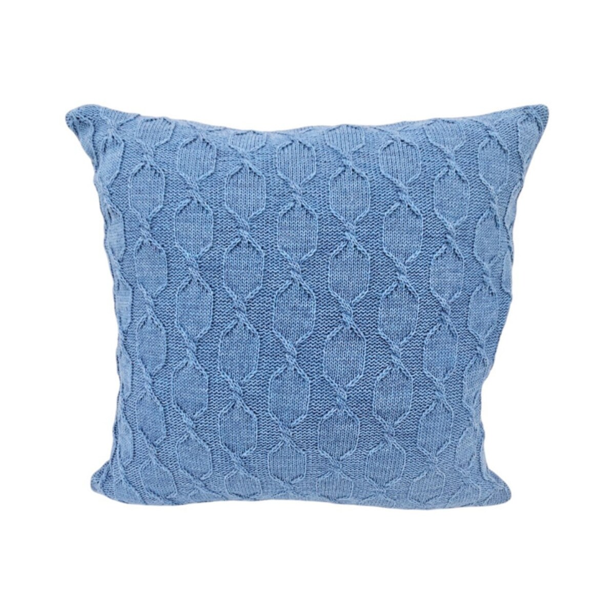 Poszewka na poduszkę z wełną z Alpaki 45x45 cm MODENA NIEBIESKI