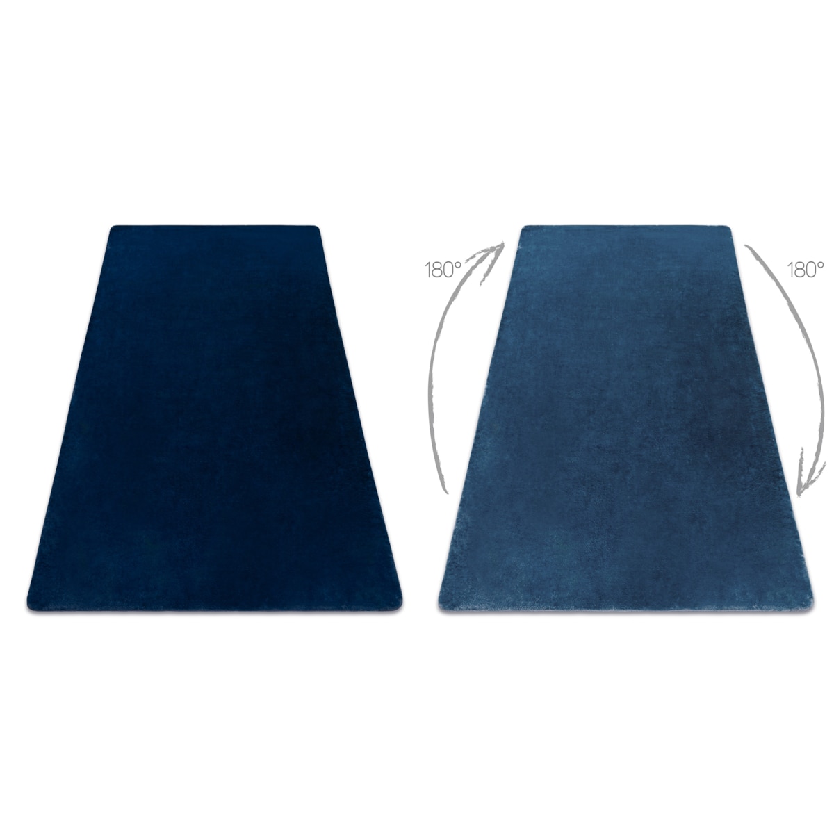 Dywan POSH Shaggy navy granat, gruby, 160x220 cm