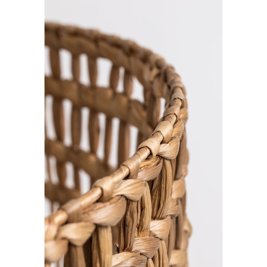 Komplet 2 koszy z hiacyntu wodnego Daire