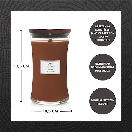 WoodWick świeca duża HUMIDOR