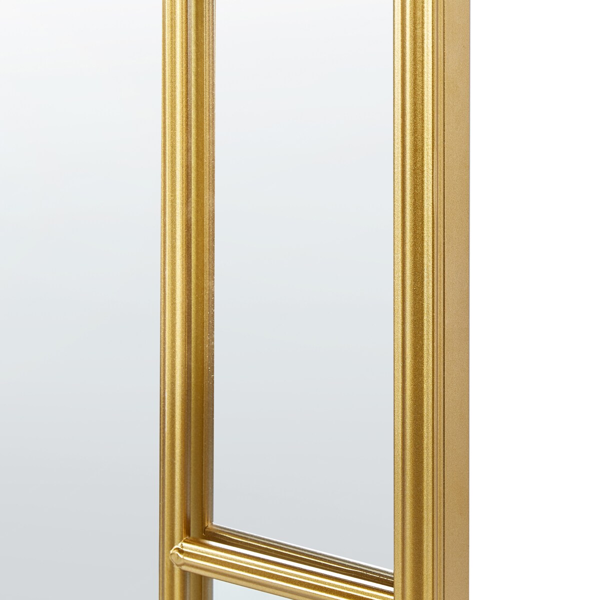 Lustro ścienne CROSSES 60 cm 170 cm Metal Złoty