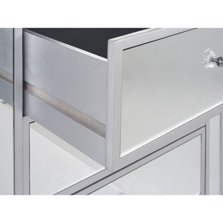 Komoda lustrzana srebrna BREVES