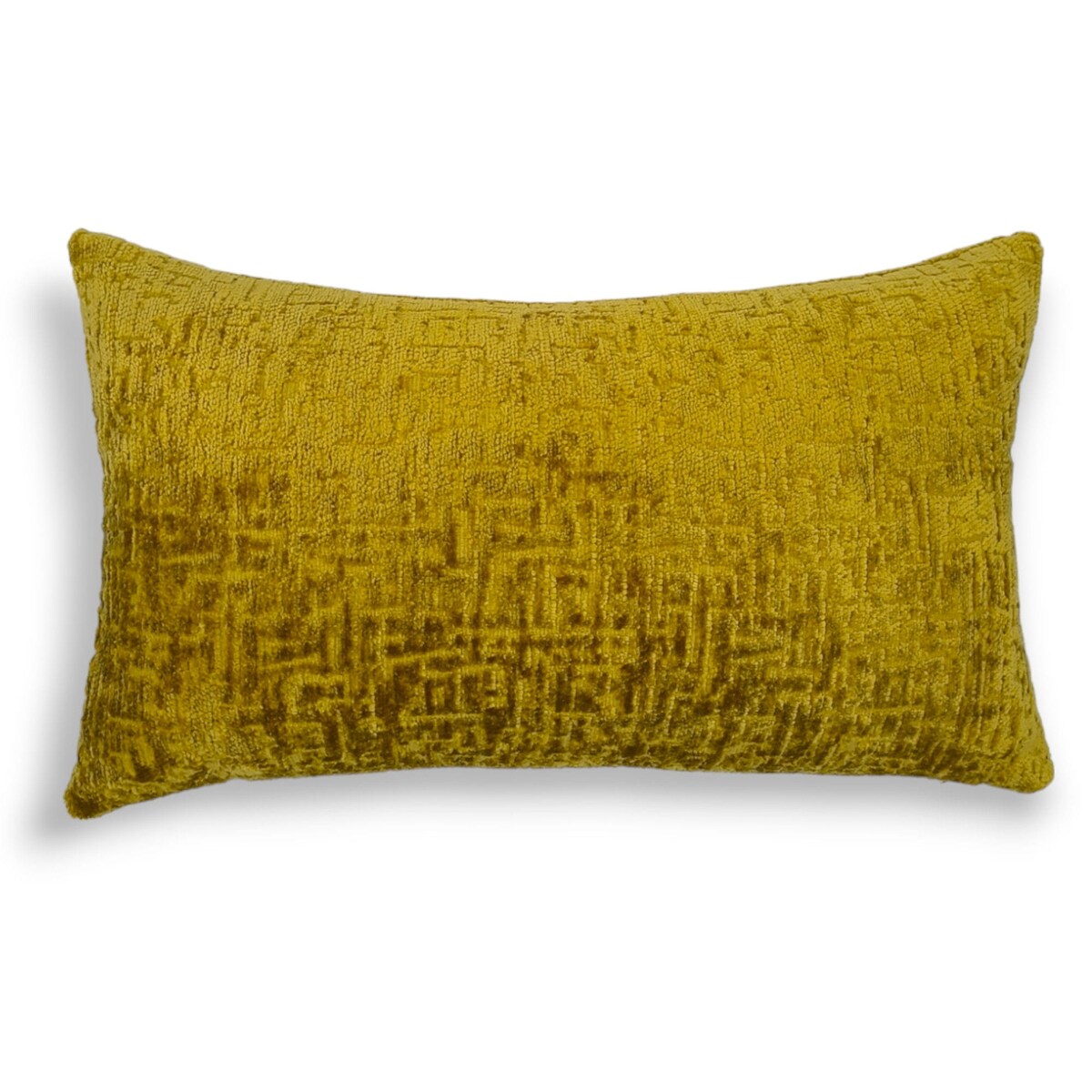 Prostokątna musztardowa poduszka dekoracyjna 50x30 Bess